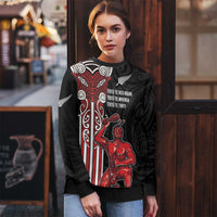 Toitu Te Reo Maori Toitu Te Whenua Toitu Te Tiriti Ugly Christmas Sweater Maori Warrior LT01 - Polynesian Pride
