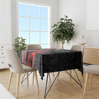 Toitu Te Reo Maori Toitu Te Whenua Toitu Te Tiriti Tablecloth Maori Warrior New Zealand LT01 - Polynesian Pride