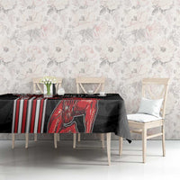 Toitu Te Reo Maori Toitu Te Whenua Toitu Te Tiriti Tablecloth Maori Warrior New Zealand LT01 - Polynesian Pride