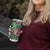 Plumeria Polynesian Pattern Tumbler Cup Unique Fantasy Green Pink