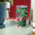 Plumeria Polynesian Pattern Tumbler Cup Unique Fantasy Green Pink