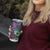 Plumeria Polynesian Pattern Tumbler Cup Unique Fantasy Purple Green