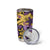 Plumeria Polynesian Pattern Tumbler Cup Unique Fantasy Yellow Purple