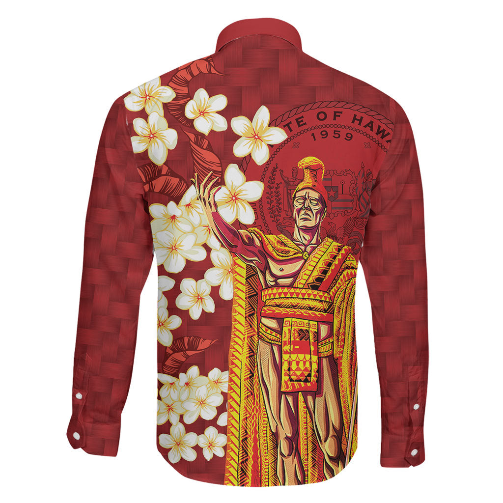 Hawaii King Kamehameha Family Matching Puletasi and Hawaiian Shirt Plumeria Lauhala Pattern LT01 - Polynesian Pride
