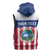 Personalized Liberia 1847 Sleeveless Hoodie Happy Independence Day LT01 - Polynesian Pride