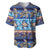 Hawaii Turtles Pattern Special Blue Baseball Jersey - Polynesian Pride