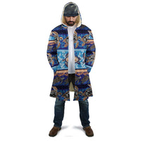 Hawaii Turtles Pattern Special Blue Cloak - Polynesian Pride