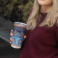 Hawaii Turtles Pattern Special Blue Tumbler Cup - Polynesian Pride