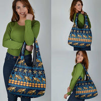 Hawaii Turtles Starfish Unique Pattern Grocery Bag - Polynesian Pride