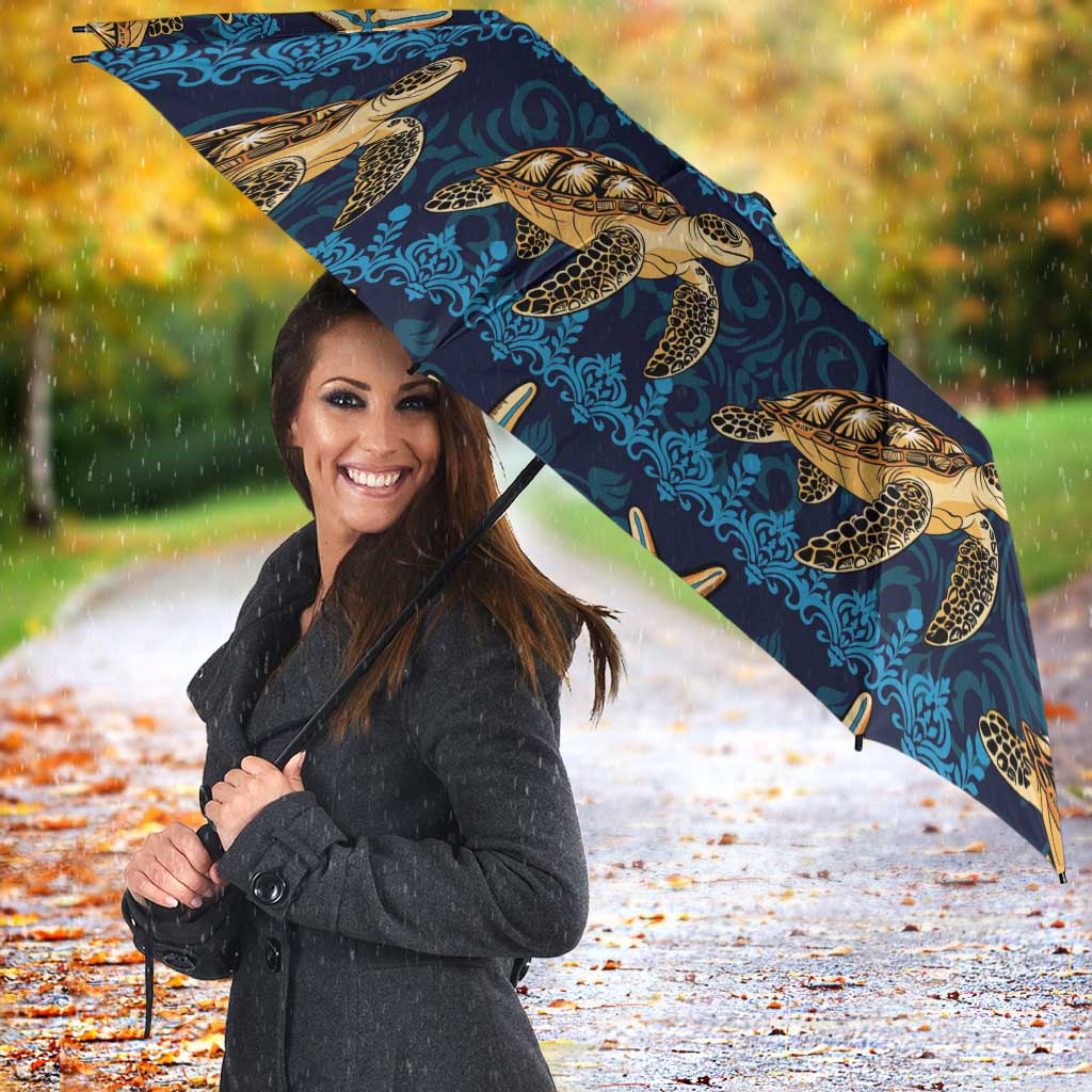 Hawaii Turtles Starfish Unique Pattern Umbrella - Polynesian Pride