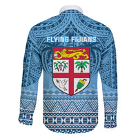 Fiji Rugby Family Matching Off Shoulder Long Sleeve Dress and Hawaiian Shirt Fijian Go 2023 World Cup LT01 - Polynesian Pride