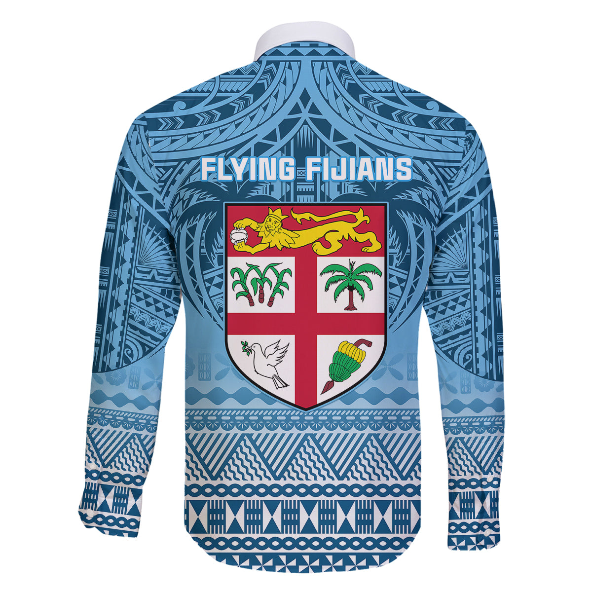 Fiji Rugby Family Matching Off Shoulder Maxi Dress and Hawaiian Shirt Fijian Go 2023 World Cup LT01 - Polynesian Pride