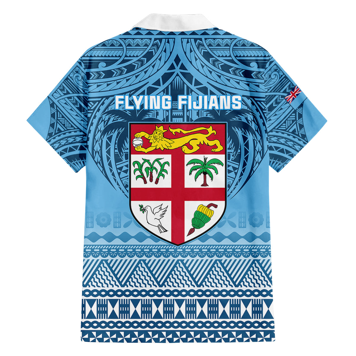 Fiji Rugby Family Matching Tank Maxi Dress and Hawaiian Shirt Fijian Go 2023 World Cup LT01 - Polynesian Pride