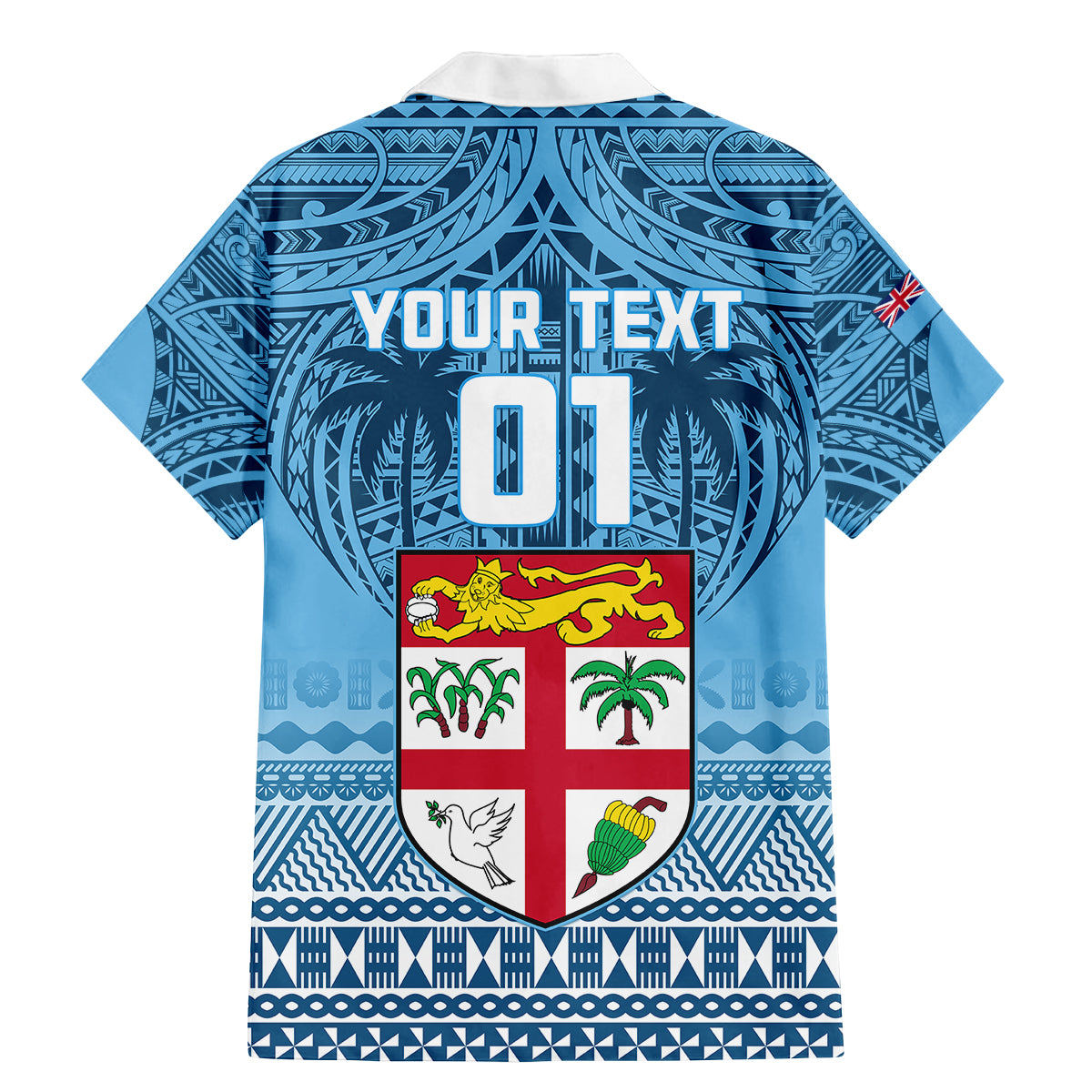 Custom Fiji Rugby Family Matching Mermaid Dress and Hawaiian Shirt Fijian Go 2023 World Cup LT01 - Polynesian Pride