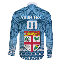 Custom Fiji Rugby Family Matching Tank Maxi Dress and Hawaiian Shirt Fijian Go 2023 World Cup LT01 - Polynesian Pride