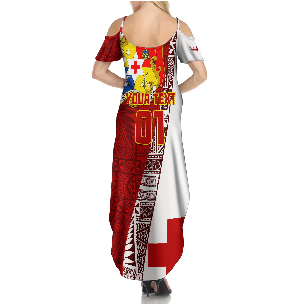 Custom Tonga Rugby Family Matching Summer Maxi Dress and Hawaiian Shirt Tongan Go 2023 World Cup LT01 - Polynesian Pride