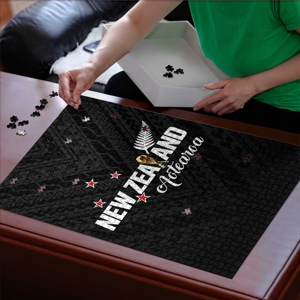 Football New Zealand Puzzle Aotearoa United Black Version LT01 - Polynesian Pride