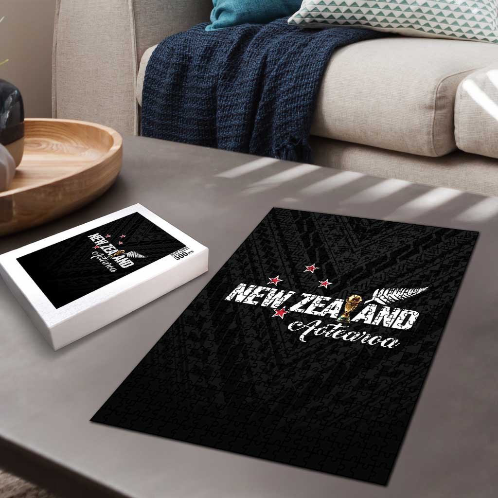 Football New Zealand Puzzle Aotearoa United Black Version LT01 - Polynesian Pride