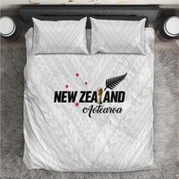 Football New Zealand Bedding Set Aotearoa United White Version LT01 White - Polynesian Pride