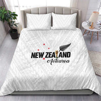 Football New Zealand Bedding Set Aotearoa United White Version LT01 - Polynesian Pride