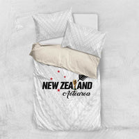 Football New Zealand Bedding Set Aotearoa United White Version LT01 US Twin 172cm x 218cm White - Polynesian Pride