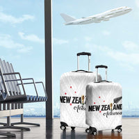 Football New Zealand Luggage Cover Aotearoa United White Version - Polynesian Pride