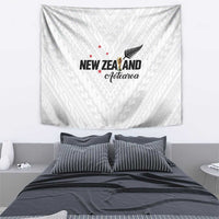 Football New Zealand Tapestry Aotearoa United White Version LT01 - Polynesian Pride