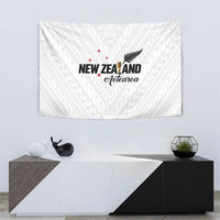 Football New Zealand Tapestry Aotearoa United White Version LT01 - Polynesian Pride