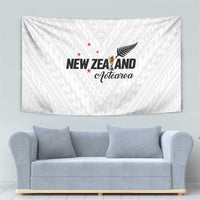 Football New Zealand Tapestry Aotearoa United White Version LT01 - Polynesian Pride