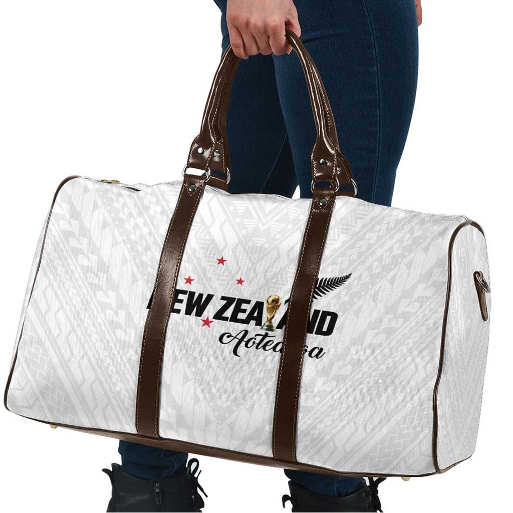 Football New Zealand Travel Bag Aotearoa United White Version LT01 - Polynesian Pride