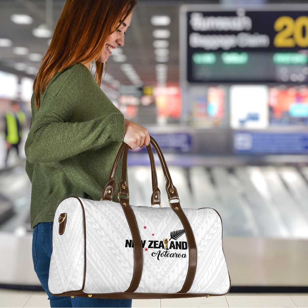 Football New Zealand Travel Bag Aotearoa United White Version LT01 - Polynesian Pride