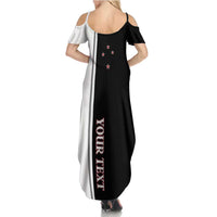 Personalised New Zealand 2025 Archery Basic Family Matching Summer Maxi Dress and Hawaiian Shirt Archery NZ LT01 - Polynesian Pride