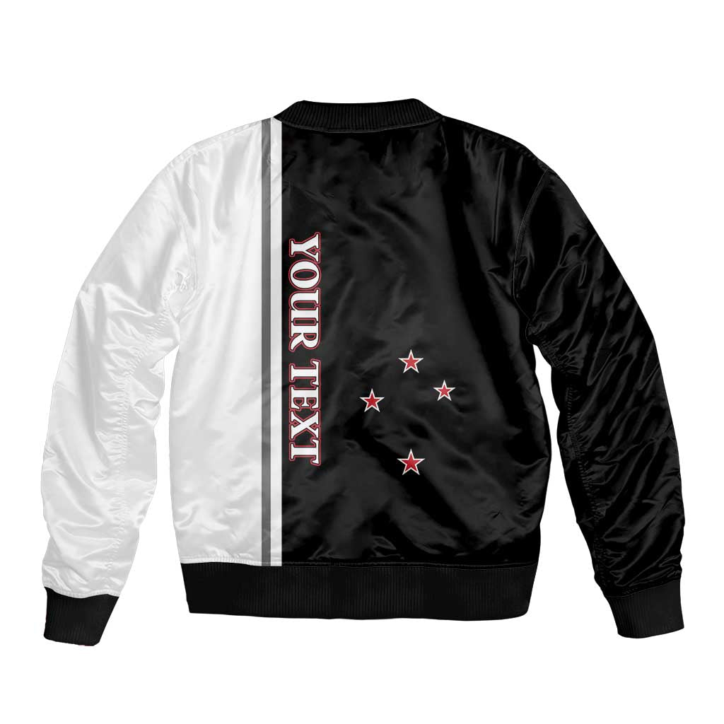 Personalised New Zealand 2025 Archery Basic Sleeve Zip Bomber Jacket Archery NZ