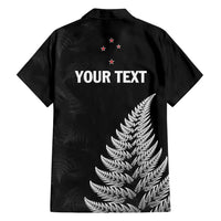 Personalised New Zealand 2025 Archery Family Matching Off Shoulder Maxi Dress and Hawaiian Shirt Aotearoa Silver Arrows Black LT01 - Polynesian Pride
