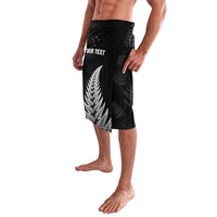 Personalised New Zealand 2025 Archery Lavalava Aotearoa Silver Arrows Black