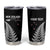 Personalised New Zealand 2025 Archery Tumbler Cup Aotearoa Silver Arrows Black