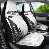New Zealand 2025 Archery Car Seat Cover Aotearoa Silver Arrows White LT01 - Polynesian Pride