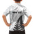 Personalised New Zealand 2025 Archery Hawaiian Shirt Aotearoa Silver Arrows White