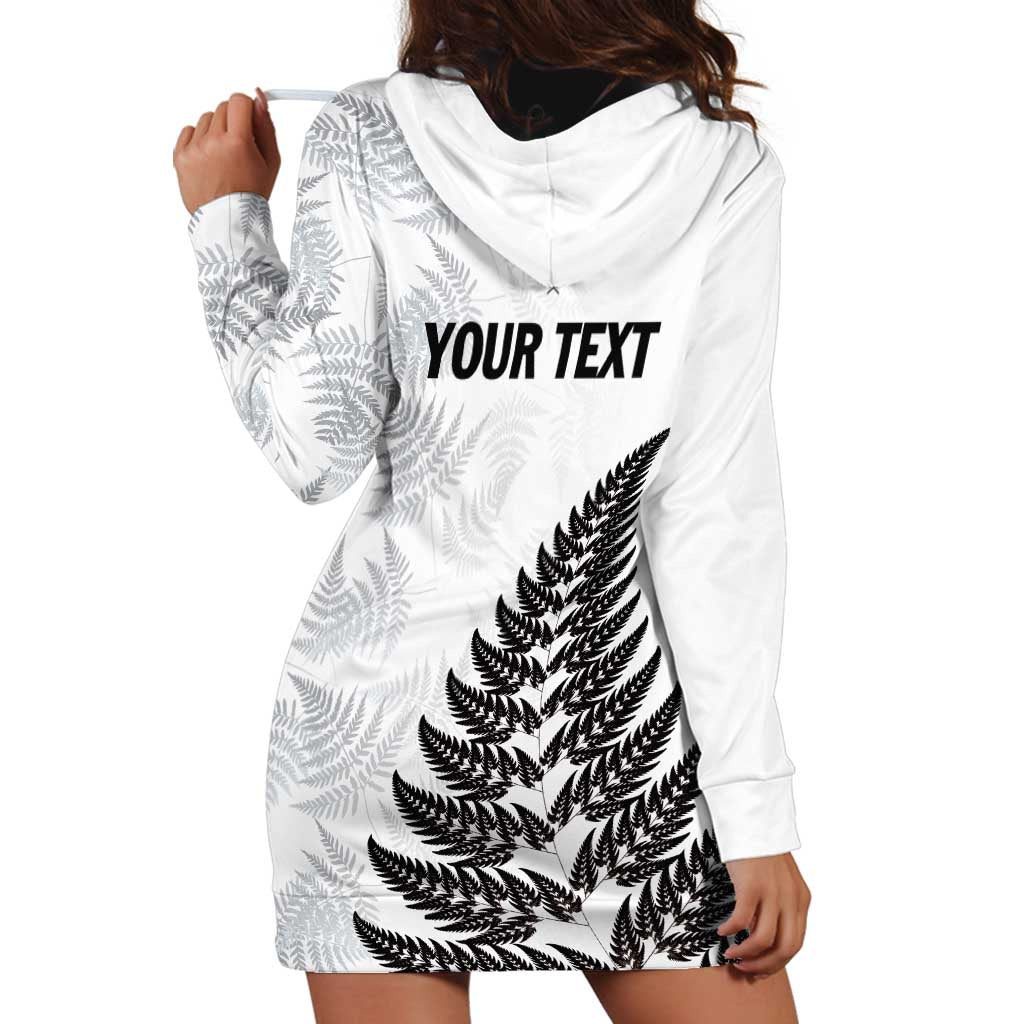 Personalised New Zealand 2025 Archery Hoodie Dress Aotearoa Silver Arrows White LT01 - Polynesian Pride