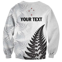 Personalised New Zealand 2025 Archery Sweatshirt Aotearoa Silver Arrows White