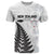 Personalised New Zealand 2025 Archery T Shirt Aotearoa Silver Arrows White