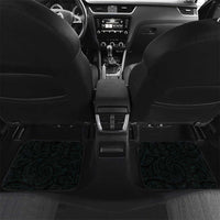 New Zealand Archery Car Mats Turquoise Maori Silver Fern LT01 Set 2pcs - Back Turquoise - Polynesian Pride