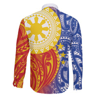 Philippines Family Matching Tank Maxi Dress and Hawaiian Shirt Pilipinas Polynesian Pattern