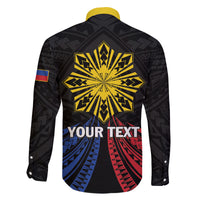 Personalized Philippines Independence Day Family Matching Puletasi and Hawaiian Shirt Filipino 126th Anniversary Sun Tattoo LT01 - Polynesian Pride