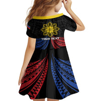 Personalized Philippines Independence Day Family Matching Summer Maxi Dress and Hawaiian Shirt Filipino 126th Anniversary Sun Tattoo LT01 - Polynesian Pride