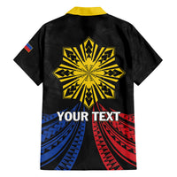 Personalized Philippines Independence Day Family Matching Summer Maxi Dress and Hawaiian Shirt Filipino 126th Anniversary Sun Tattoo LT01 - Polynesian Pride