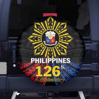 Philippines Independence Day Spare Tire Cover Filipino 126th Anniversary Sun Tattoo LT01 - Polynesian Pride