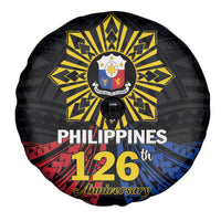 Philippines Independence Day Spare Tire Cover Filipino 126th Anniversary Sun Tattoo LT01 - Polynesian Pride