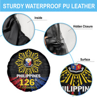 Philippines Independence Day Spare Tire Cover Filipino 126th Anniversary Sun Tattoo LT01 - Polynesian Pride