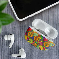 Hawaii Fruits Hippie Style AirPods Case Vibrant Colorful